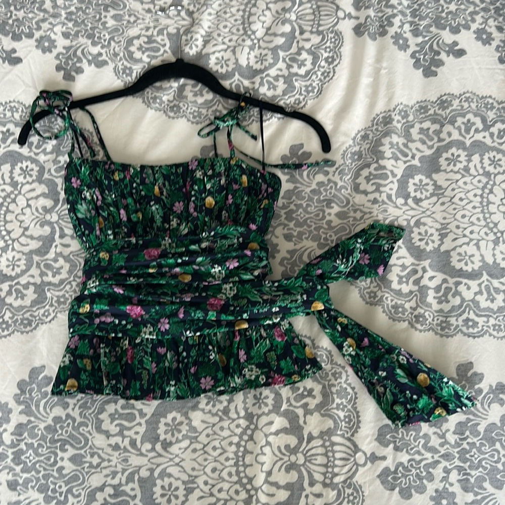 Floral JCrew Tank